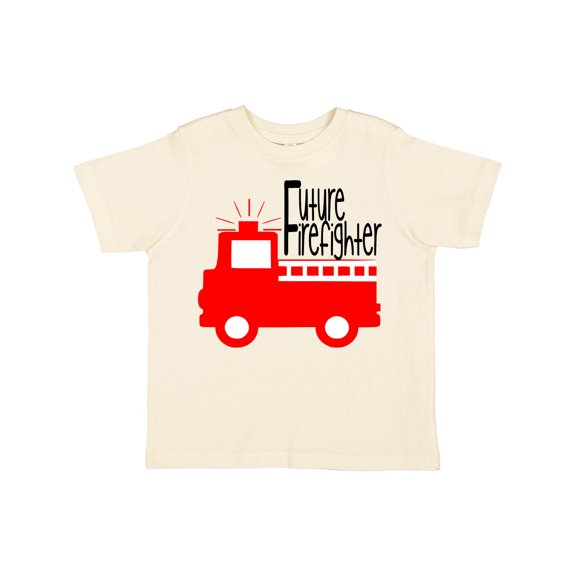 Inktastic Future Firefighter Cute Red Firetruck Boys or Girls Toddler T-Shirt