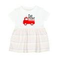 thumbnail image 1 of Inktastic Future Firefighter Cute Red Firetruck Girls Baby Dress, 1 of 5