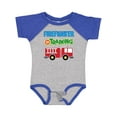thumbnail image 1 of Inktastic Future Firefighter Kids Fireman Boys Baby Bodysuit, 1 of 5