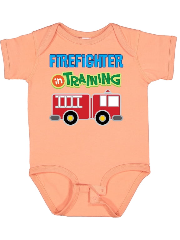 Future Firefighter Kids Fireman Boys Baby Bodysuit