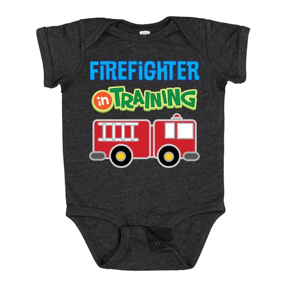 Inktastic Future Firefighter Kids Fireman Boys Baby Bodysuit