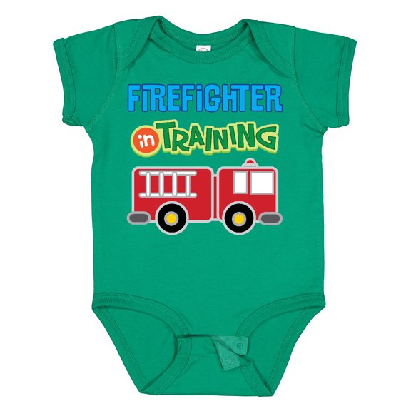 Inktastic Future Firefighter Kids Fireman Boys Baby Bodysuit