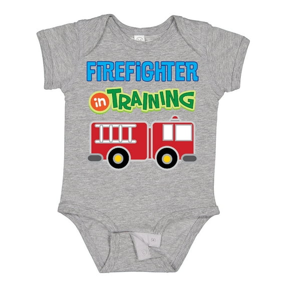 Inktastic Future Firefighter Kids Fireman Boys Baby Bodysuit