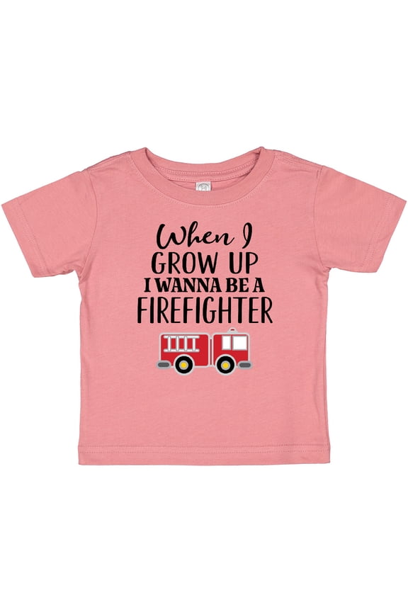 Future Firefighter Kids Fireman Boys Baby T-Shirt