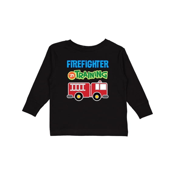 Inktastic Future Firefighter Kids Fireman Boys Long Sleeve Toddler T-Shirt