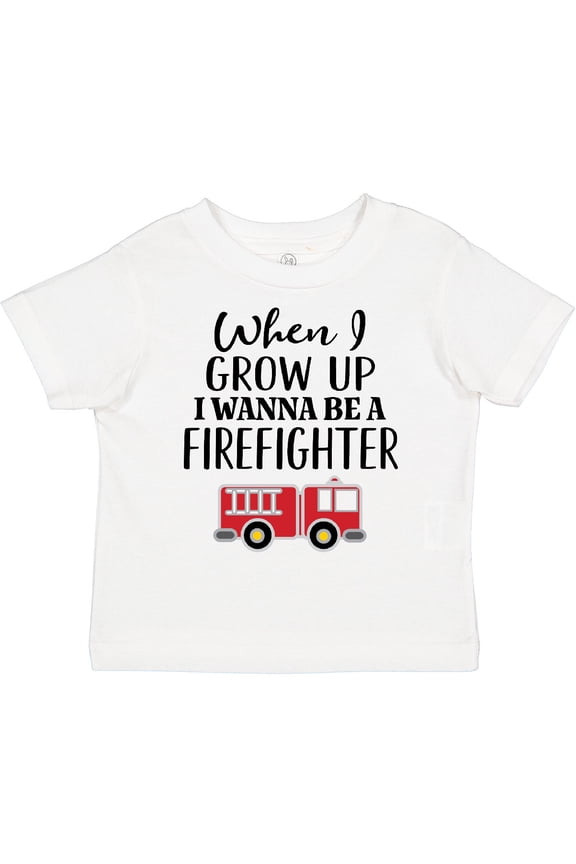 Future Firefighter Kids Fireman Boys Toddler T-Shirt