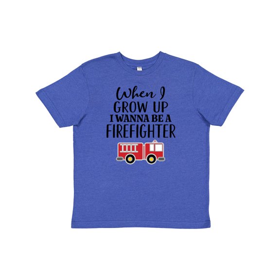 Inktastic Future Firefighter Kids Fireman Youth T-Shirt
