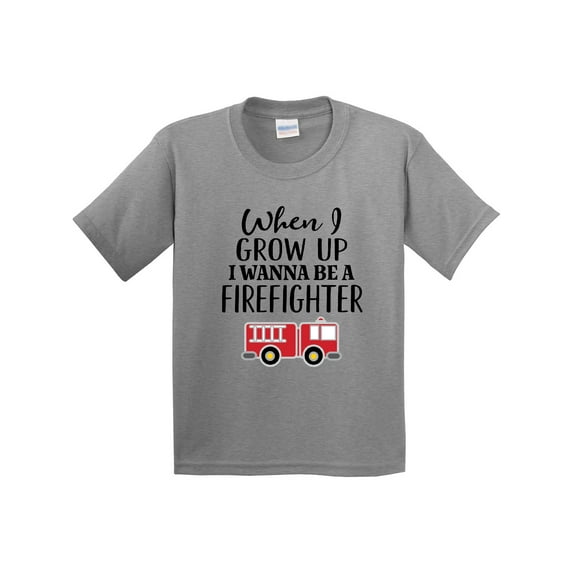 Inktastic Future Firefighter Kids Fireman Youth T-Shirt