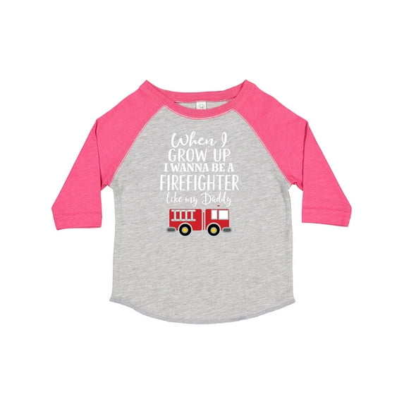 Inktastic Future Firefighter Like Daddy Boys Toddler T-Shirt