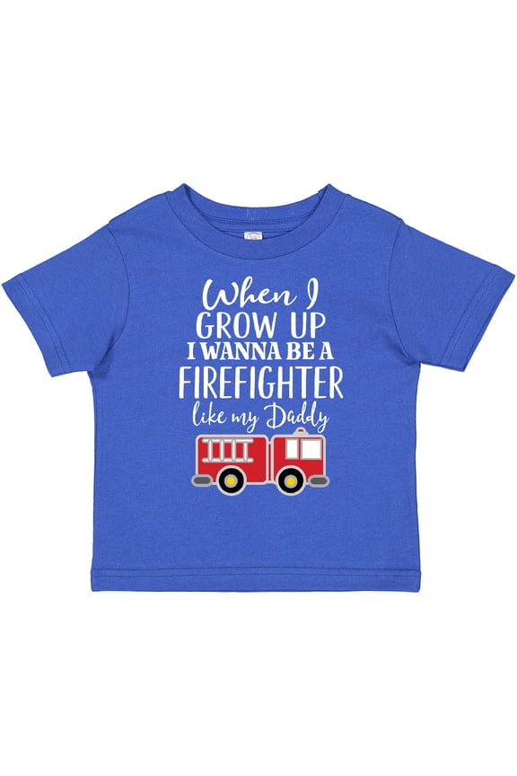 Future Firefighter Like Daddy Boys Toddler T-Shirt