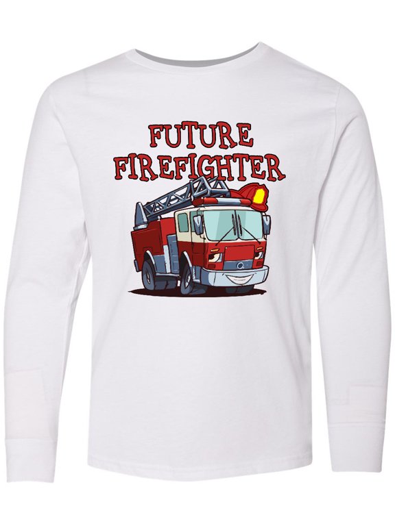 Future Firefighter Long Sleeve Youth T-Shirt