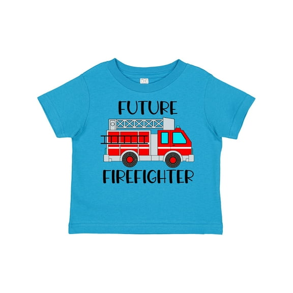 Inktastic Future Firefighter Red Fire Truck Engine Boys or Girls Toddler T-Shirt