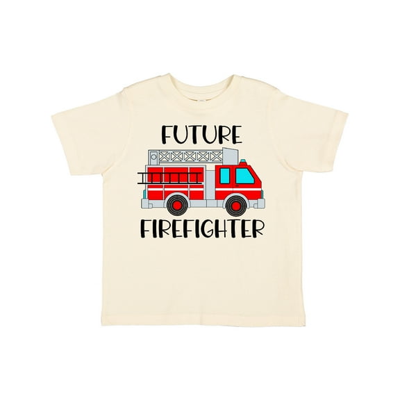 Inktastic Future Firefighter Red Fire Truck Engine Boys or Girls Toddler T-Shirt
