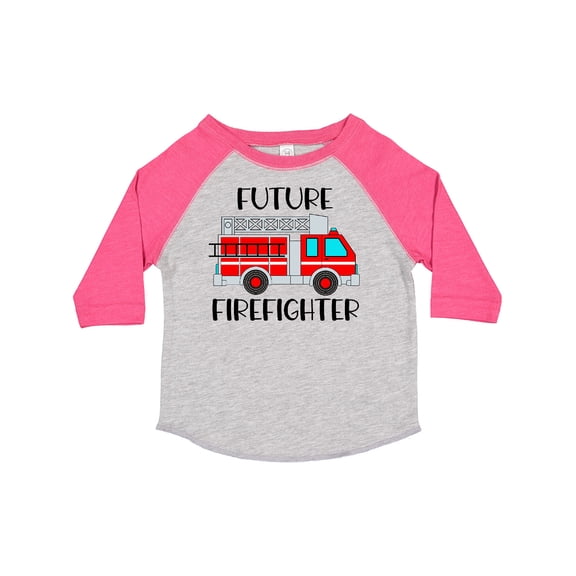 Inktastic Future Firefighter Red Fire Truck Engine Boys or Girls Toddler T-Shirt