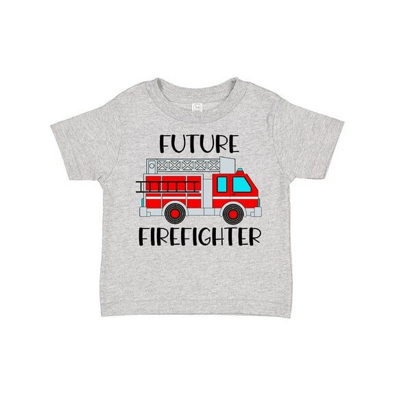 Inktastic Future Firefighter Red Fire Truck Engine Boys or Girls Toddler T-Shirt