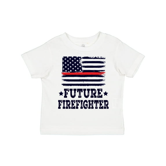 Inktastic Future Firefighter USA Boys or Girls Toddler T-Shirt