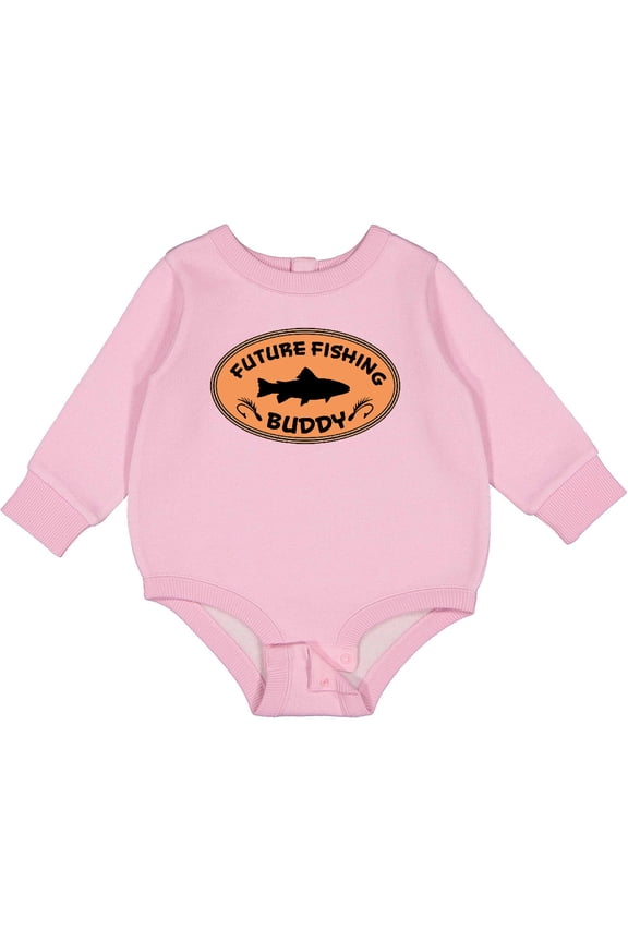 Future Fishing Buddy Baby Fleece Bodysuit