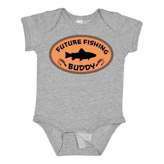 Inktastic Future Fishing Buddy Boys or Girls Baby Bodysuit