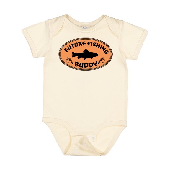 Inktastic Future Fishing Buddy Boys or Girls Baby Bodysuit