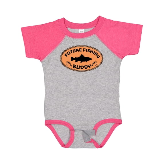 Inktastic Future Fishing Buddy Boys or Girls Baby Bodysuit
