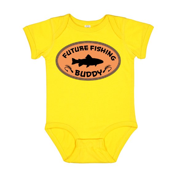 Inktastic Future Fishing Buddy Boys or Girls Baby Bodysuit