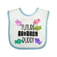 thumbnail image 1 of Inktastic Future Fishing Buddy with Colorful Fish Boys or Girls Baby Bib, 1 of 4