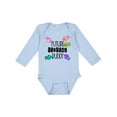 thumbnail image 1 of Inktastic Future Fishing Buddy with Colorful Fish Boys or Girls Long Sleeve Baby Bodysuit, 1 of 5
