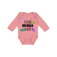 thumbnail image 1 of Inktastic Future Fishing Buddy with Colorful Fish Boys or Girls Long Sleeve Baby Bodysuit, 1 of 5