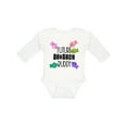 thumbnail image 1 of Inktastic Future Fishing Buddy with Colorful Fish Boys or Girls Long Sleeve Baby Bodysuit, 1 of 5