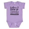 thumbnail image 1 of Inktastic Future Flute Player Music Boys or Girls Baby Bodysuit, 1 of 5
