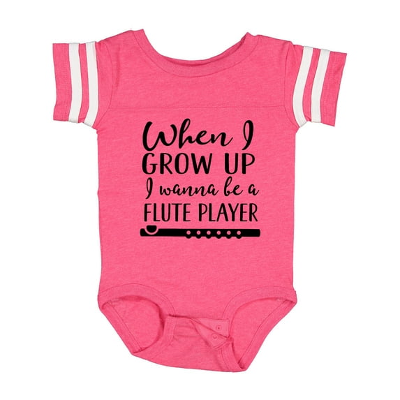Inktastic Future Flute Player Music Boys or Girls Baby Bodysuit
