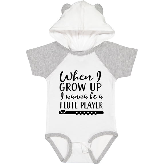 Inktastic Future Flute Player Music Boys or Girls Baby Bodysuit