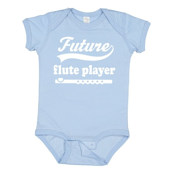 Inktastic Future Flute Player Music Gift Boys or Girls Baby Bodysuit