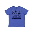 thumbnail image 1 of Inktastic Future Flute Player Music Gift Youth T-Shirt, 1 of 5
