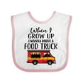 thumbnail image 1 of Inktastic Future Food Truck Driver Boys or Girls Baby Bib, 1 of 4