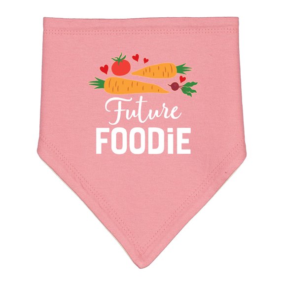Inktastic Future Foodie Childs Veggies Food Baby Bandana Bib