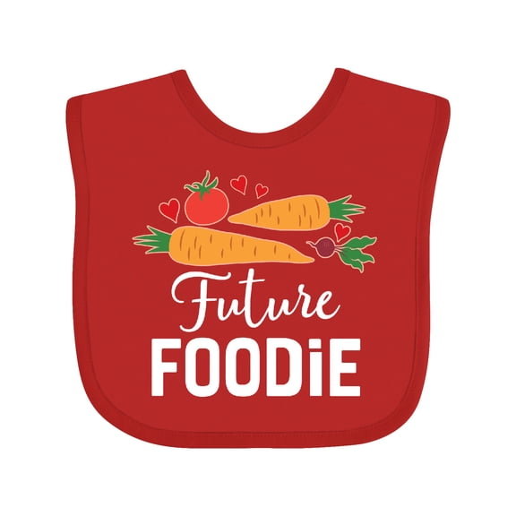 Inktastic Future Foodie Childs Veggies Food Boys or Girls Baby Bib