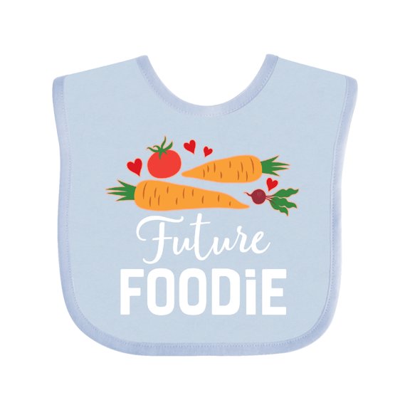 Inktastic Future Foodie Childs Veggies Food Boys or Girls Baby Bib