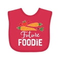 thumbnail image 1 of Inktastic Future Foodie Childs Veggies Food Boys or Girls Baby Bib, 1 of 4