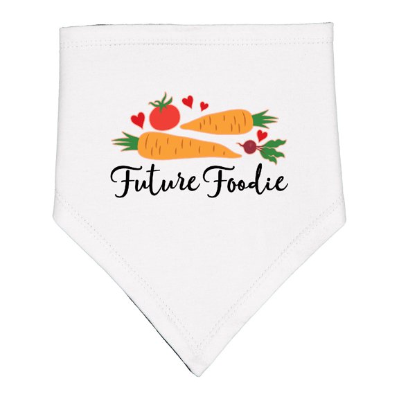 Inktastic Future Foodie Cute Vegetable Baby Bandana Bib