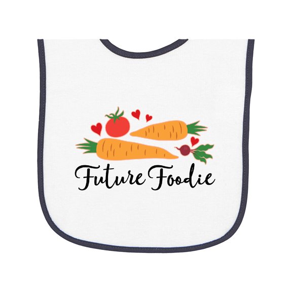 Inktastic Future Foodie Cute Vegetable Baby Terry Cloth Bib