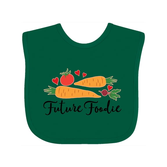 Inktastic Future Foodie Cute Vegetable Boys or Girls Baby Bib