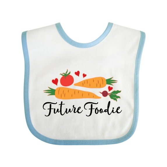 Inktastic Future Foodie Cute Vegetable Boys or Girls Baby Bib