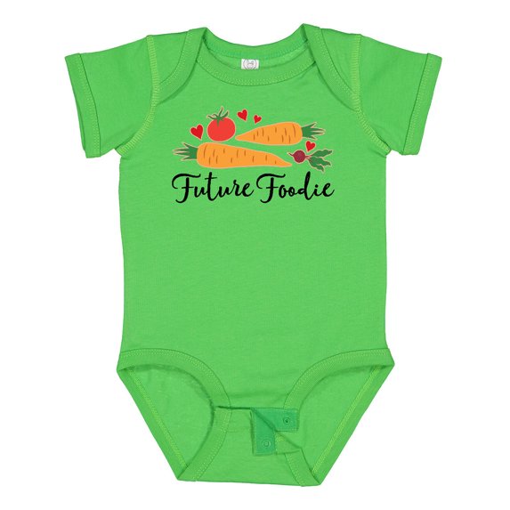 Inktastic Future Foodie Cute Vegetable Boys or Girls Baby Bodysuit