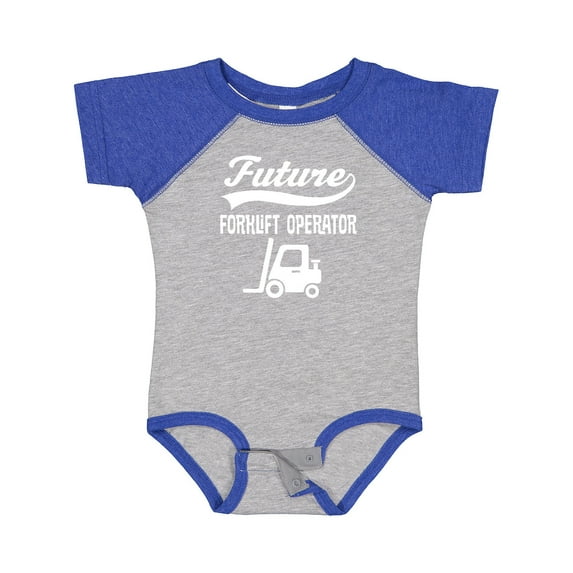 Inktastic Future Forklift Operator Boys or Girls Baby Bodysuit