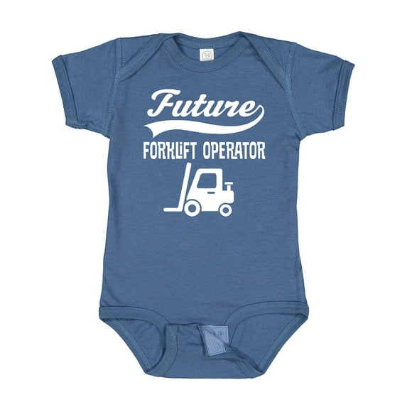 Inktastic Future Forklift Operator Boys or Girls Baby Bodysuit