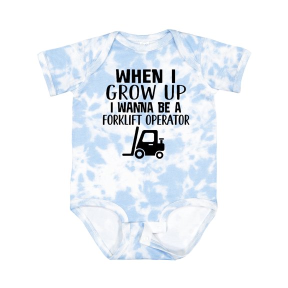 Inktastic Future Forklift Operator Boys or Girls Baby Bodysuit