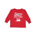 thumbnail image 1 of Inktastic Future Forklift Operator Boys or Girls Long Sleeve Toddler T-Shirt, 1 of 5