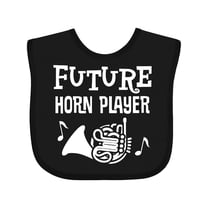 Inktastic Future French Horn Player Childs Music Boys or Girls Baby Bib
