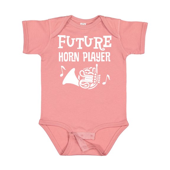 Inktastic Future French Horn Player Childs Music Boys or Girls Baby Bodysuit